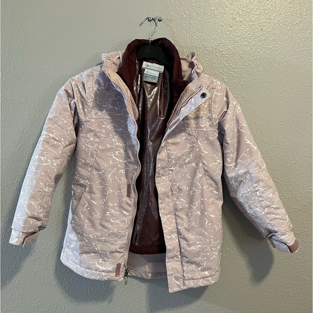 SET: Columbia Youth Whirlibird II Interchange Jacket and Bugaboo snow pants.